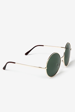 _Penny Gold Green Sunglasses_