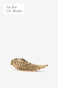 Angel Wing Gold Tie Bar Photo (0)
