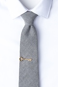 Antique Key Gold Tie Bar Photo (1)