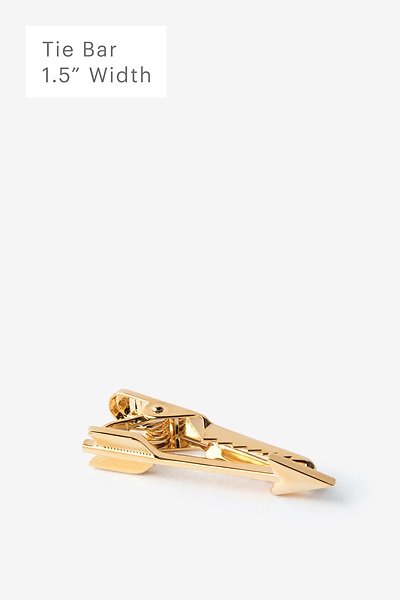 Gold Metal Arrow Tie Bar