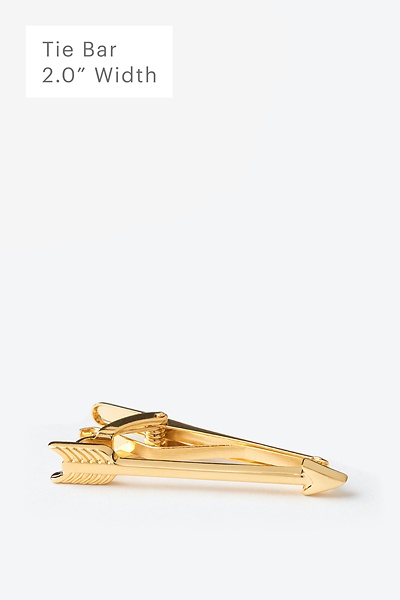 Gold Metal Arrow Tie Bar