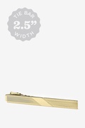 Beaded Edge Gold Tie Bar Photo (0)