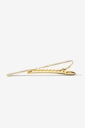 Beaded Edge Gold Tie Bar Photo (1)