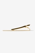 Beaded Edge Gold Tie Bar Photo (2)
