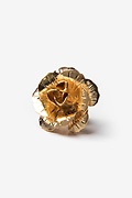 Blooming Rose Gold Lapel Pin Photo (0)