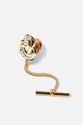 Closed Love Knot Gold Tie Tack Photo (0)