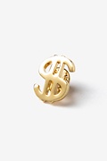 Dollar Sign Gold Lapel Pin Photo (0)