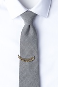 Fancy Feather Gold Tie Bar Photo (1)