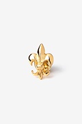 Fleur De Lis Gold Lapel Pin Photo (0)