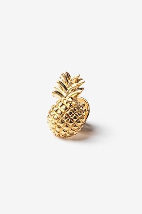 _Pineapple Gold Lapel Pin_