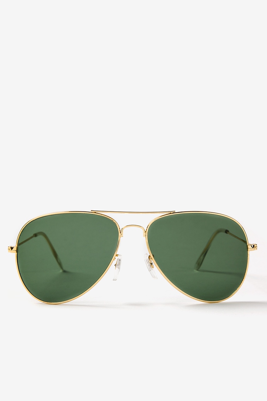 Gold Metal Raleigh Sunglasses