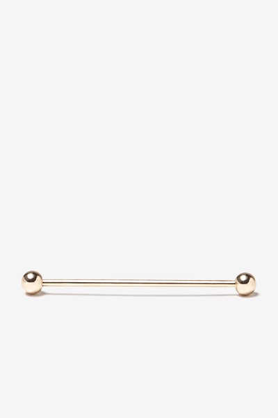 Gold Metal Round Eyelet Safety Pin | Ties.com