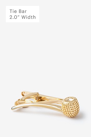 Smoke Pipe Gold Tie Bar