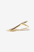 Trowel Shaped Masonic 2" Gold Tie Bar Photo (1)