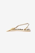 Trowel Shaped Masonic 2" Gold Tie Bar Photo (2)