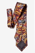 Fluid Paints Gold Extra Long Tie Photo (2)