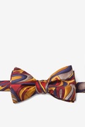 Fluid Paints Gold Self-Tie Bow Tie Photo (0)