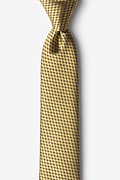 Buton Gold Skinny Tie Photo (0)