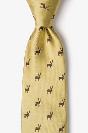 Noses Are Red, Violets Are Blue Gold Tie