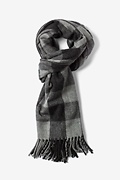 Gray Syracuse Fringed Scarf Photo (0)