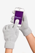 Gray Texting Gloves Photo (2)