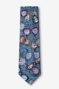 Optometrist Gray-blue Tie Photo (1)