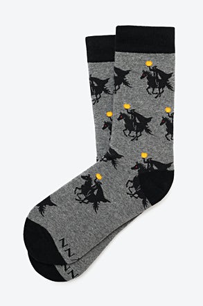 _A Head in Life | Headless Horseman Socks Gray Small-Medium Sock_
