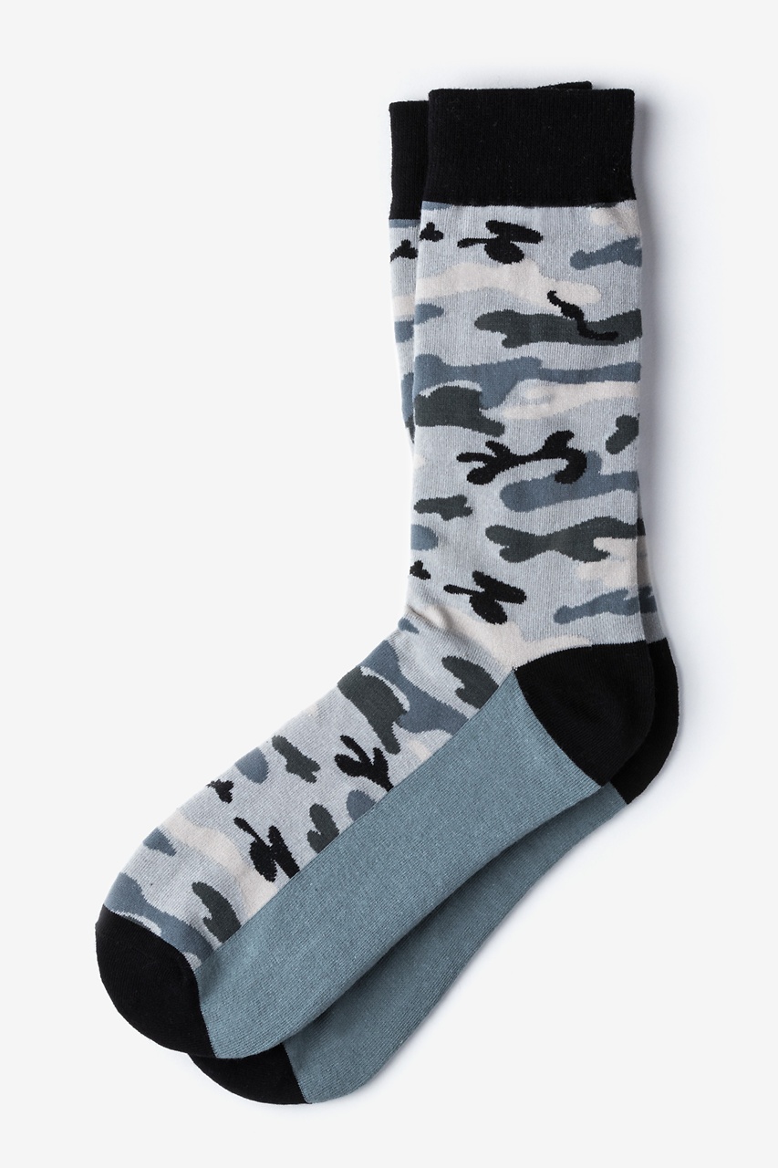 Camouflage Gray Sock Photo (0)