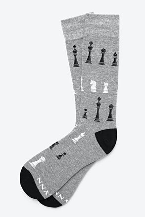 _Got Moves Gray Medium-Large Sock_