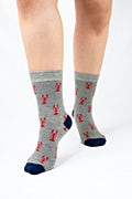 Great Catch Gray Medium-Large Sock Photo (1)