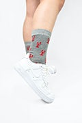 Great Catch Gray Medium-Large Sock Photo (2)
