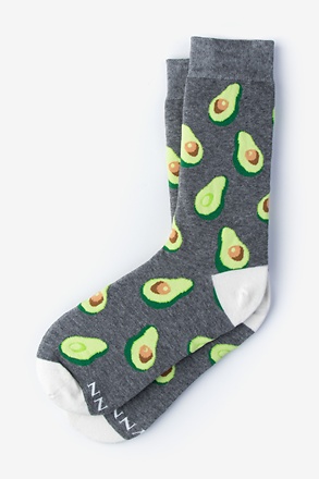 _Avocado Gray Women's Sock_