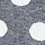 Gray Carded Cotton Pasadena Polka Dot Sock
