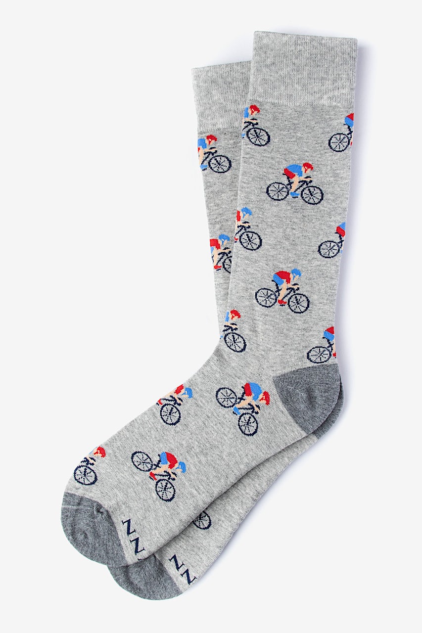 Spin Cycle Gray His & Hers Socks Photo (1)