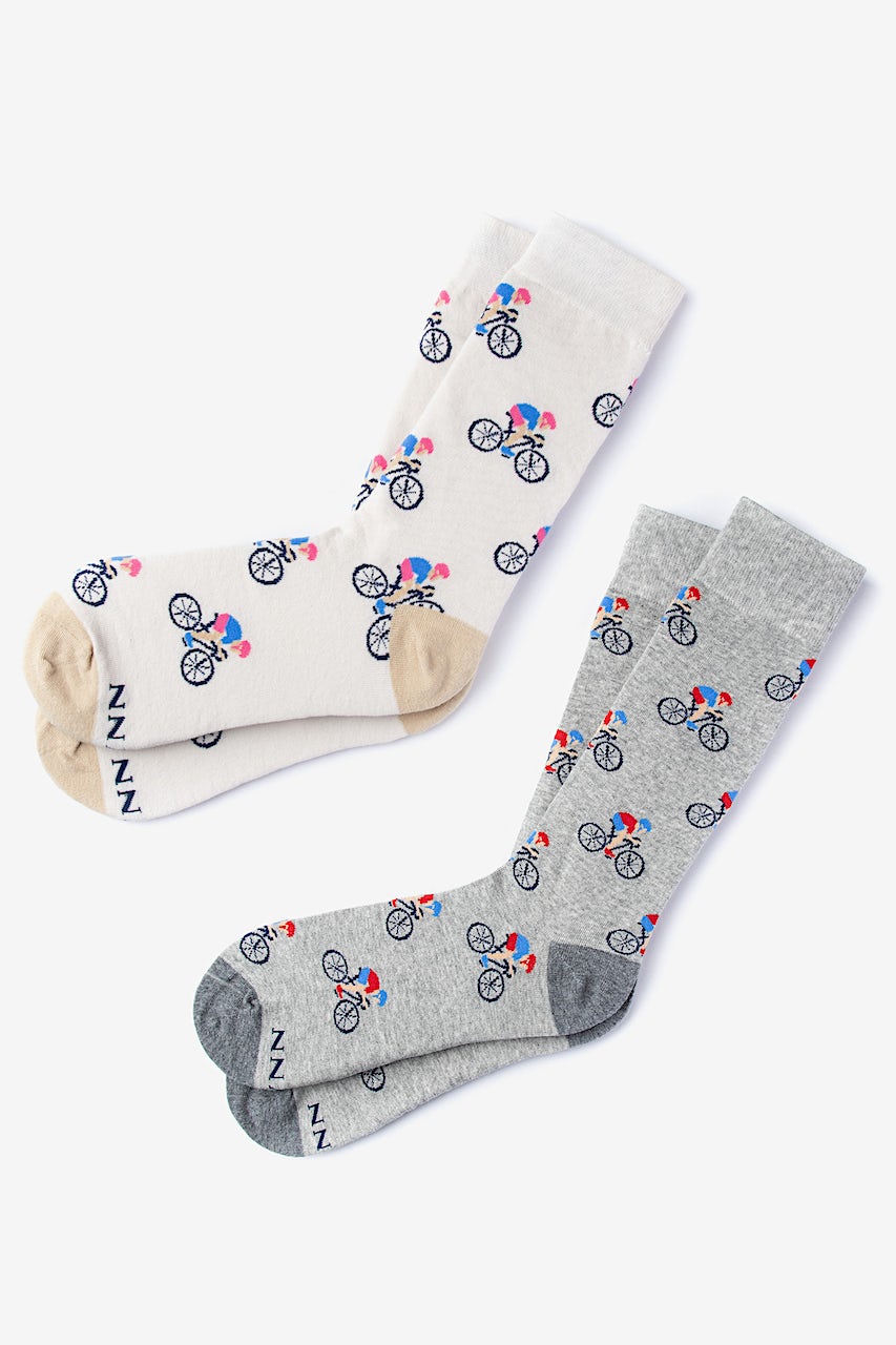Spin Cycle Gray His & Hers Socks Photo (0)