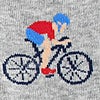 Gray Carded Cotton Spin Cycle Medium-Large Sock
