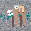 Gray Carded Cotton That Sloth Life Small-Medium Sock