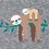 Gray Carded Cotton That Sloth Life Small-Medium Sock