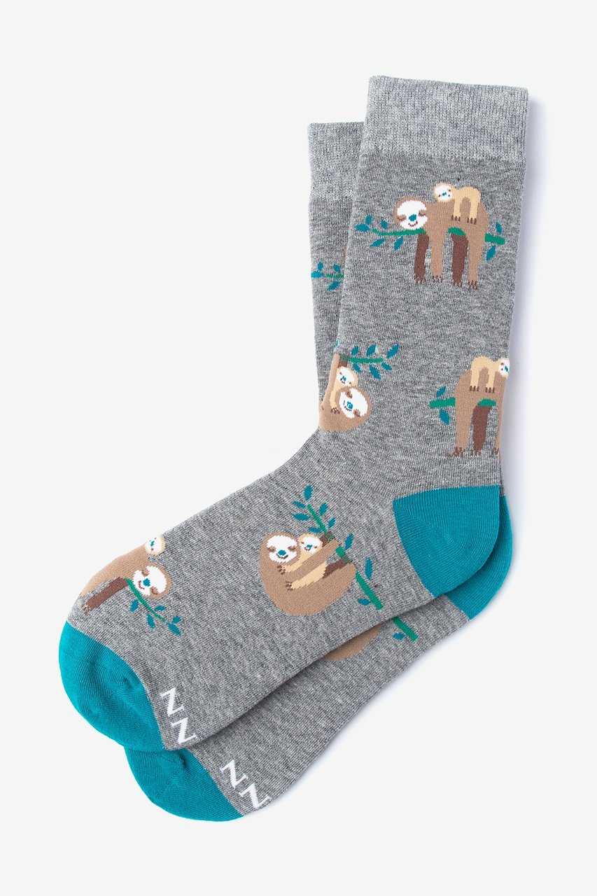 That Sloth Life Gray Women's Sock Photo (0)