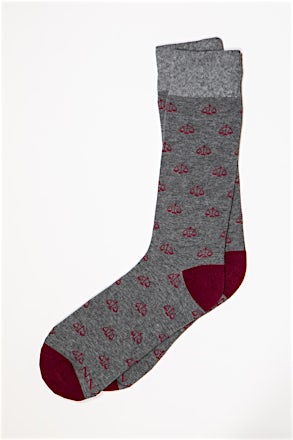 Tip the Scales | Scales of Justice | Lawyer Gray Medium-Large Sock