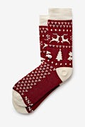 Ugly Sweater Gray His & Hers Socks Photo (2)