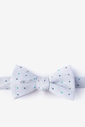 Alliance Gray Self-Tie Bow Tie Photo (0)