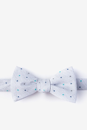 _Alliance Gray Self-Tie Bow Tie_