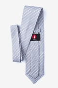 Ash Gray Extra Long Tie Photo (1)