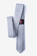 Ash Gray Skinny Tie Photo (1)