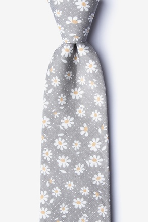 Canton Gray Extra Long Tie