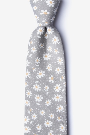 _Canton Gray Extra Long Tie_