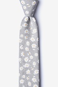 Canton Gray Skinny Tie Photo (0)