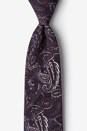 _Carrollton Gray Extra Long Tie_