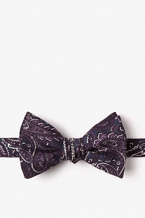 Carrollton Gray Self-Tie Bow Tie
